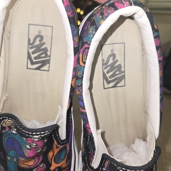 VANS Classic Slip-on Trippy Drip Black Multi Shoes Unisex M 7.5 W 9 - Picture 9 of 14